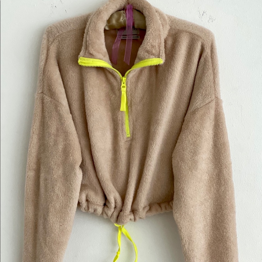 BRAND NEW! ZIP UP TERRY CLOTH TOP!!!
